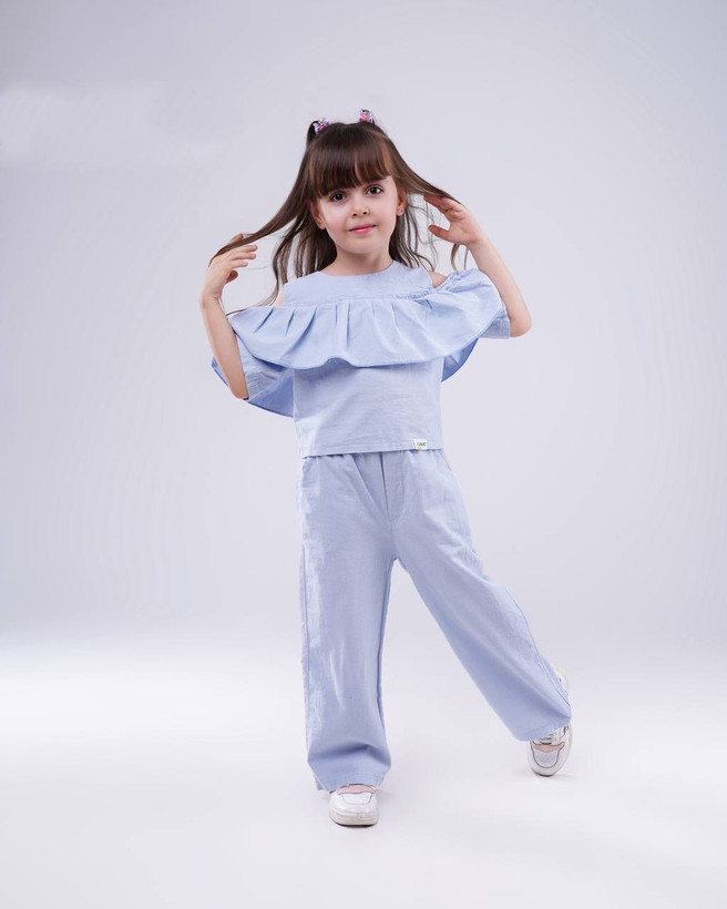 شومیز شلوار مدل دخترانه جنس لنین