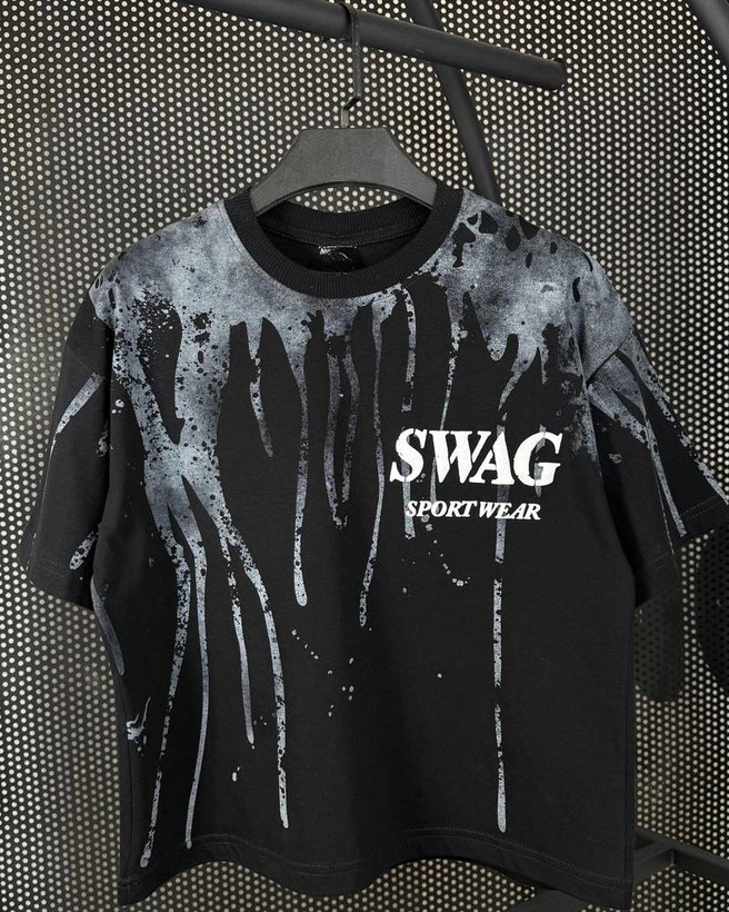 تیشرت تک مدل SWAG جنس نخ پنبه